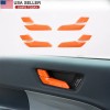 momocar Orange Inner Door Open Handle Cover Trim Accessories For