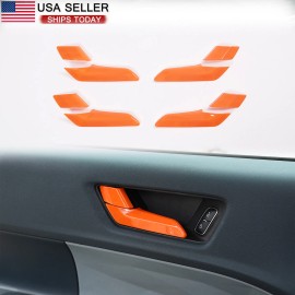 momocar Orange Inner Door Open Handle Cover Trim Accessories For Ford Maverick 2022-2023