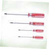 iplusmile 4pcs Triangle Screwdriver Vanadium Steel Removal Tool with Ergonomic