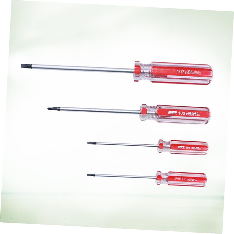 iplusmile 4pcs Triangle Screwdriver Vanadium Steel Removal Tool with Ergonomic