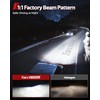 Torchbeam T6S H11/H8 Bulbs or Led Lights, 1000% High Bright,