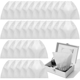 SATINIOR 30 Pcs Nail Art Dust Suction Collector Bags Non-woven Vacuum Replacement Bags Reusable and Long-lasting for Nail Art Equipment