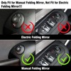 Adzfel 2PCS Compatible with MINI Cooper Mirror Cover R55 R56