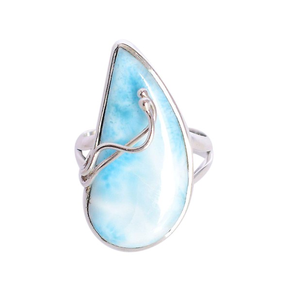 Ravishing Impressions Jewellery High Quality Larimar Gemstone 925 Sterling Silver