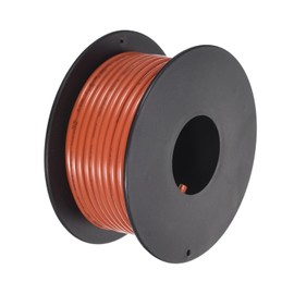 MECCANIXITY 16AWG Wire 16 Gauge Stranded Wire PVC Hookup Wire 10M/33ft Orange, Electrical Wire UL1007 Spool Tinned Copper Wire for Internal Connecting Wire, Marine
