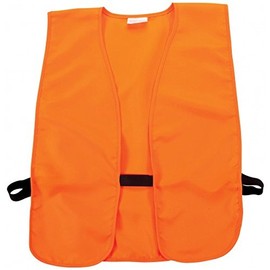 Allen Company Adult Blaze Orange Hunting Vest with a Hook and Loop Closure - High-Visibility Saftey Gear for Men and Women - Fits over Clothes and Jacket - 26-36"
