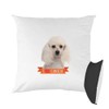 Mygoodprice Poodle 2 Printed Cushion 40 x 40 cm Raspberry