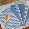 Casabella Pack of 6 Terry Towelling Cotton Kitchen Tea Towels