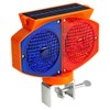Solar Strobe Warning Light, 3 Working Modes Double Side Red