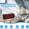 6.5 Inch Led Digital Vibrating Alarm Clock, 1 Count Usb