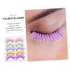 FOMIYES Sets Long Thick False Lashes Makeup Eyelash Set Natural