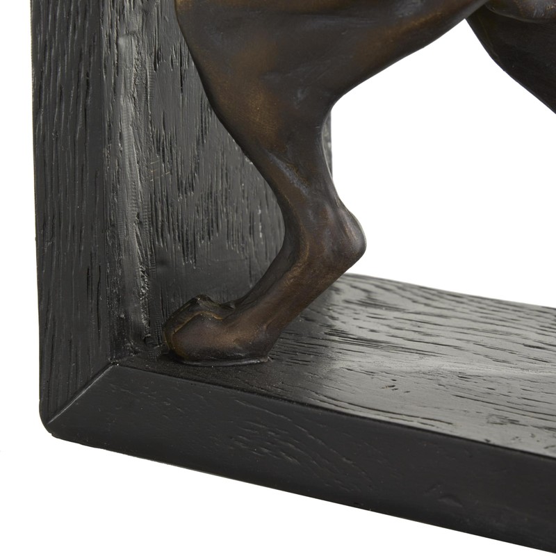Deco 79 Polystone Dog Decorative Bookends Greyhound Non Skid Bookends