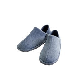 [Ayumi] [Hospital Slippers] [Slippers with Heels] [Gray] [L 9.8 - 10.4 inches (25.0 - 26.5 cm)]