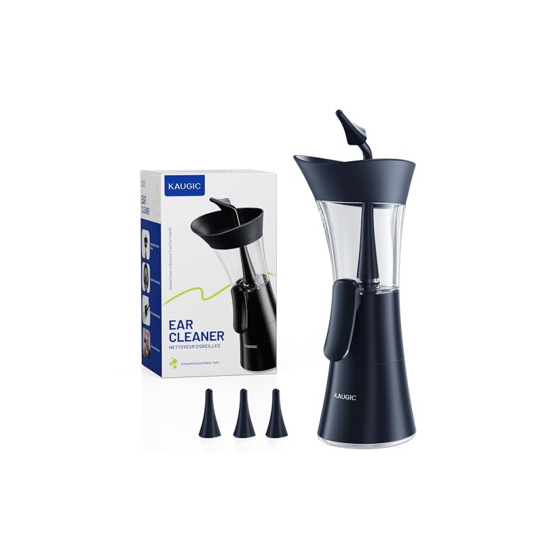 Upgraded Ear Wax Removal Kit, Manual Ear Cleaner, Effort-Saving Button,