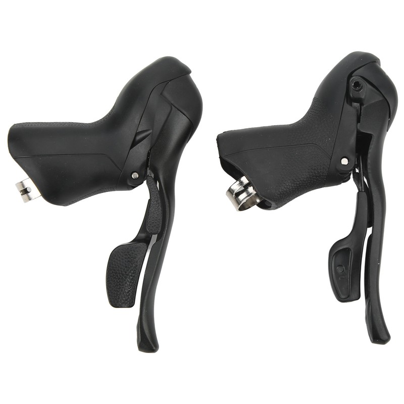 2Pcs 2x7 Speed Bike Shifter Brake Levers Aluminum Alloy PVC