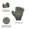 ArmaDEX Mens Ladies Fingerless Caiman Cycling Gloves with Pull-Loops (HiViz