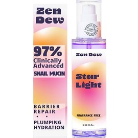 Suero de Mucina de Caracol Coreano Clínicamente Avanzado - Star Light de Zen Dew (100 ml) Suero Facial de Belleza Coreana Luminoso, Antienvejecimiento
