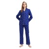 GLOBAL Pyjamas for Women Flannel Cotton Sleepwear long Ladies Pyjamas