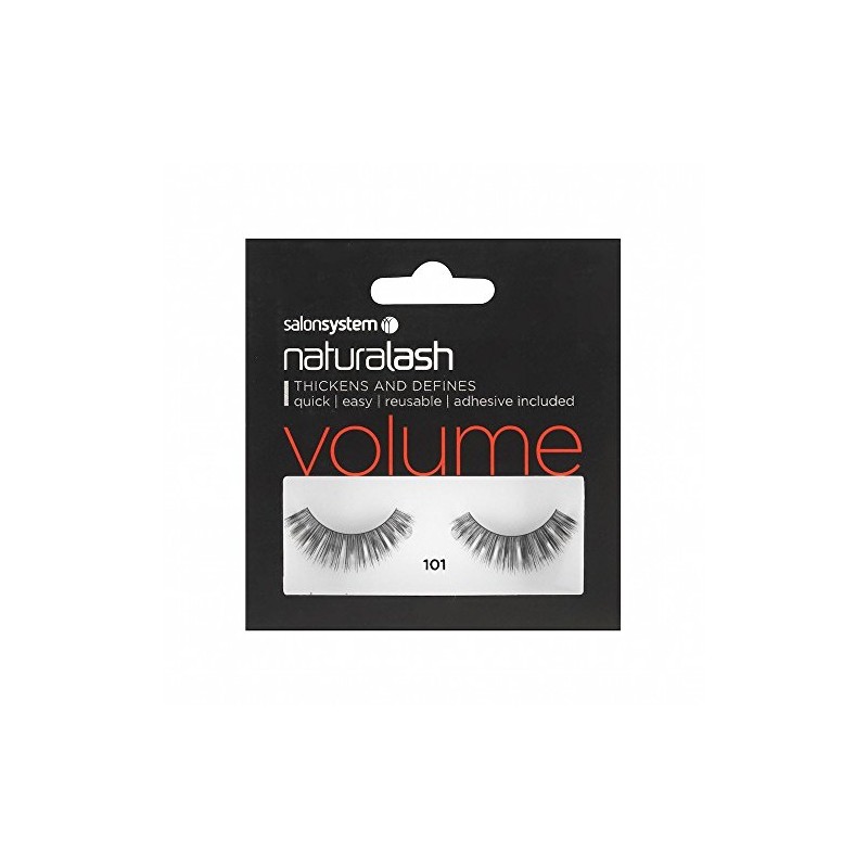 Salon System Naturalash Quick and Easy Re-Usable Black 101 Lashes