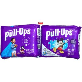 Huggies Pull Ups Boys Training Pants Size 2T-3T, 16-34 Lbs 23 Ct- 2Pack=46 Count