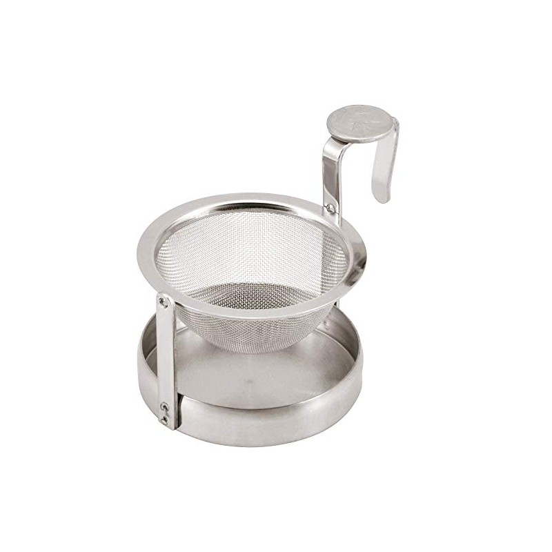Nagao Tea Strainer, Rotating Type, 18-8 Stainless Steel, 2 inches