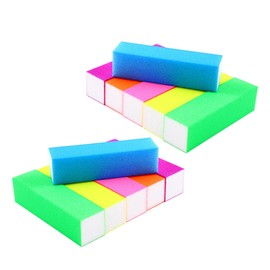 Ipetboom 12 Pack Nail Buffers Manicure Sanding Blocks Nail File Sets Eva Sponge