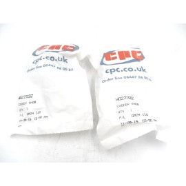 4 Your Home (KNB35) 28mm Shaft Black Universal Cooker Knob Replacement - Qty 2