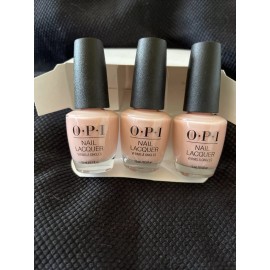 OPI 3 Bottles - OPI Nail Lacquer Polish, Bubble Bath #NLS86 0.5 fl oz. NEW!