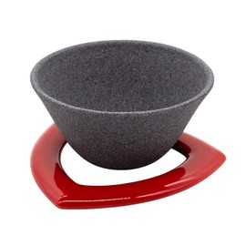 Kofil 1390400202 Standard Ceramic Coffee Filter Dripper with Dedicated Base, Red