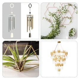 sourcing map Brass Round Tube Seamless Cable 300 mm Length 11 mm or 0.5 mm Wall Thickness Pack of 2