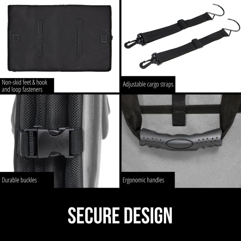 GORILLA GRIP Large Capacity Sturdy Trunk Storage Organizer, Slip and