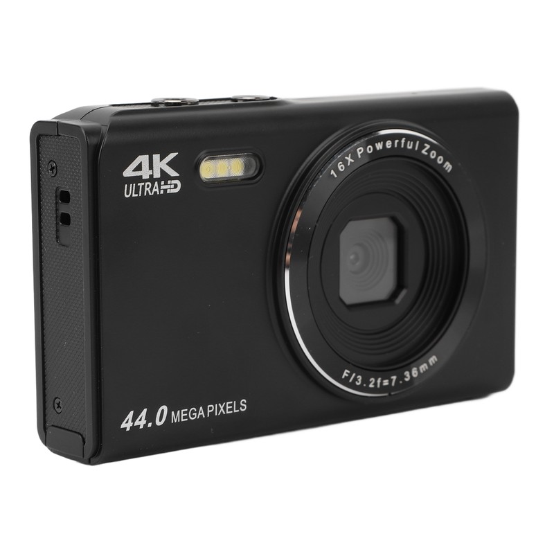4K Digital Camera for Teens Kids 44MP 16X Digital Zoom