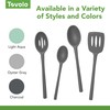 Tovolo Flex-Core Non-Stick All Silicone Slotted Turner Kitchen Utensil for