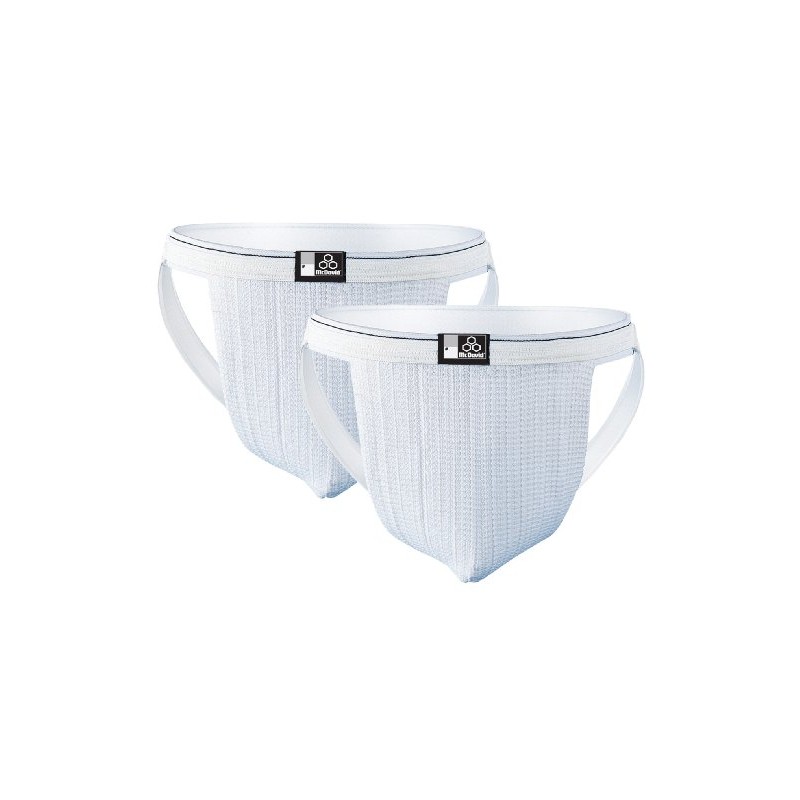 McDavid Two Pack Swim Supporter, White, Medium