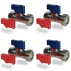 Aumix 15mm x ¾ inch Straight Washing Machine/Dishwasher Isolation Valve