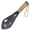 Backpacking Shovel Camping Trowel Serrated Edge with Hex Wrench Ruler