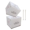 1000 Pieces Precision Tips,Double Pointed Cotton Swabs with Paper Stick