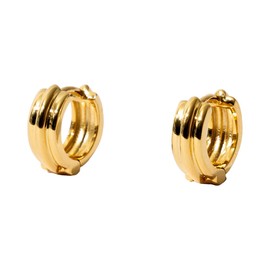 Mini Stare Earrings (Gold Color) – Designed in Korea, Crafted with Precision