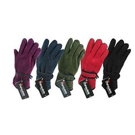 LADIES SOFT WARM THINSULATE FLEECE GLOVES WITH SUPERIOR INSULATION PROPERTIES.