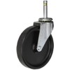 Shepherd Regent Series 5" Diameter Polyolefin Wheel Swivel Caster, 7/16"