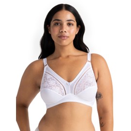 DORINA Women's Madeline Soft Everyday Bra, Weiß (White A00), 46 C