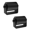 JUGREAT 2 Pack Slide Gate Guide Roller，3" Hard Nylon Sliding
