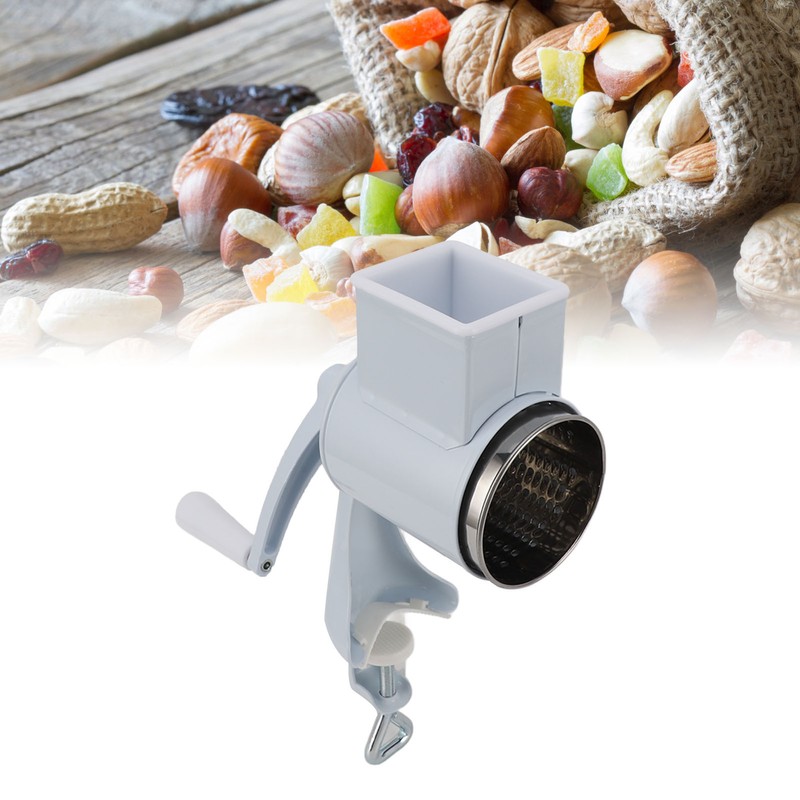 Manual Grain Mill Aluminum Alloy Stainless Steel Removable Hand Cranking