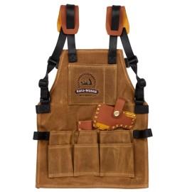K M Tools Waxed Canvas Tool Apron The Katz-Moses 20oz  (CHILD/KID SIZE up to age 9)