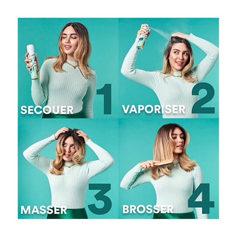 Batiste Shampoo Dry Bare 6.73 Ounce (200ml) (3 Pack)