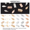 UNICRAFTALE 32 Sets Multi Beach Clasps 4 Styles Box Clasps