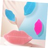 DOITOOL 3pcs Lip Exfoliator Brush Mini Face Scrubber for Deep