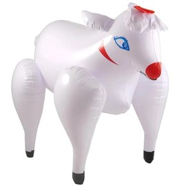 Inflatable Sheep – 50cm Funny Blow-Up Sheep | Novelty Party Prop Ideal for Stag Nights, Hen Parties, Gag Gifts, Birthdays, Humorous Events