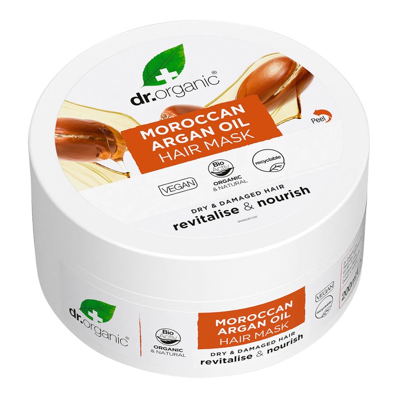 Dr Organic Moroccan Argan Oil Hair Mask, 200ml