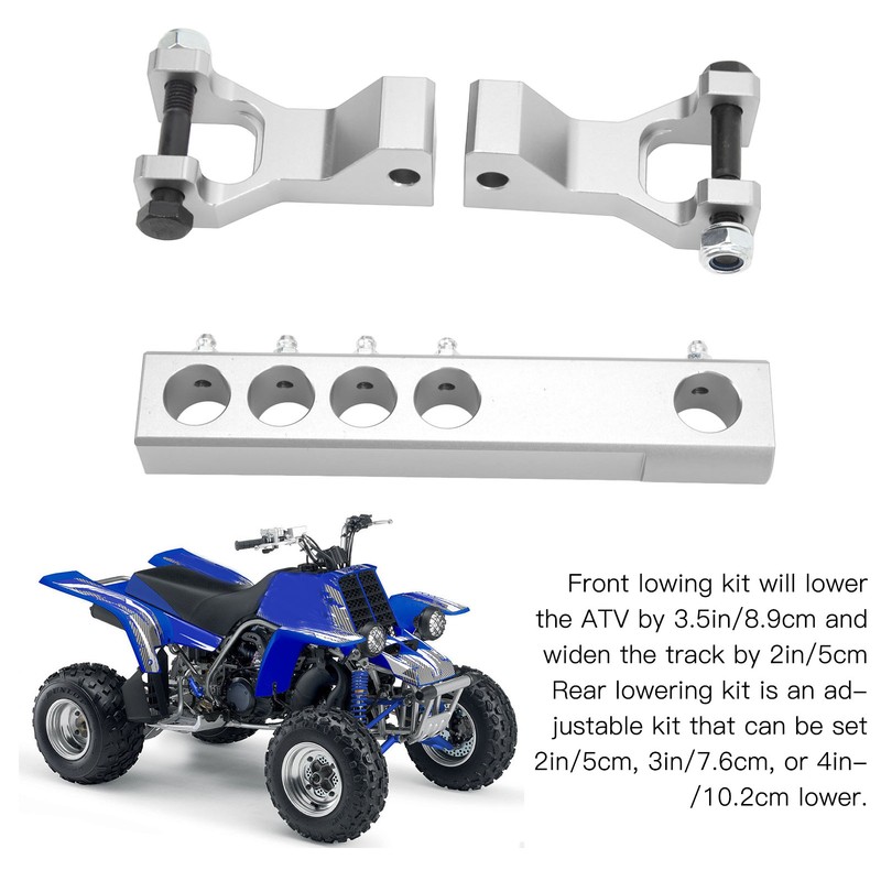 ATV Front Rear Lowering Kit Adjustable Replacement for Banshee 350